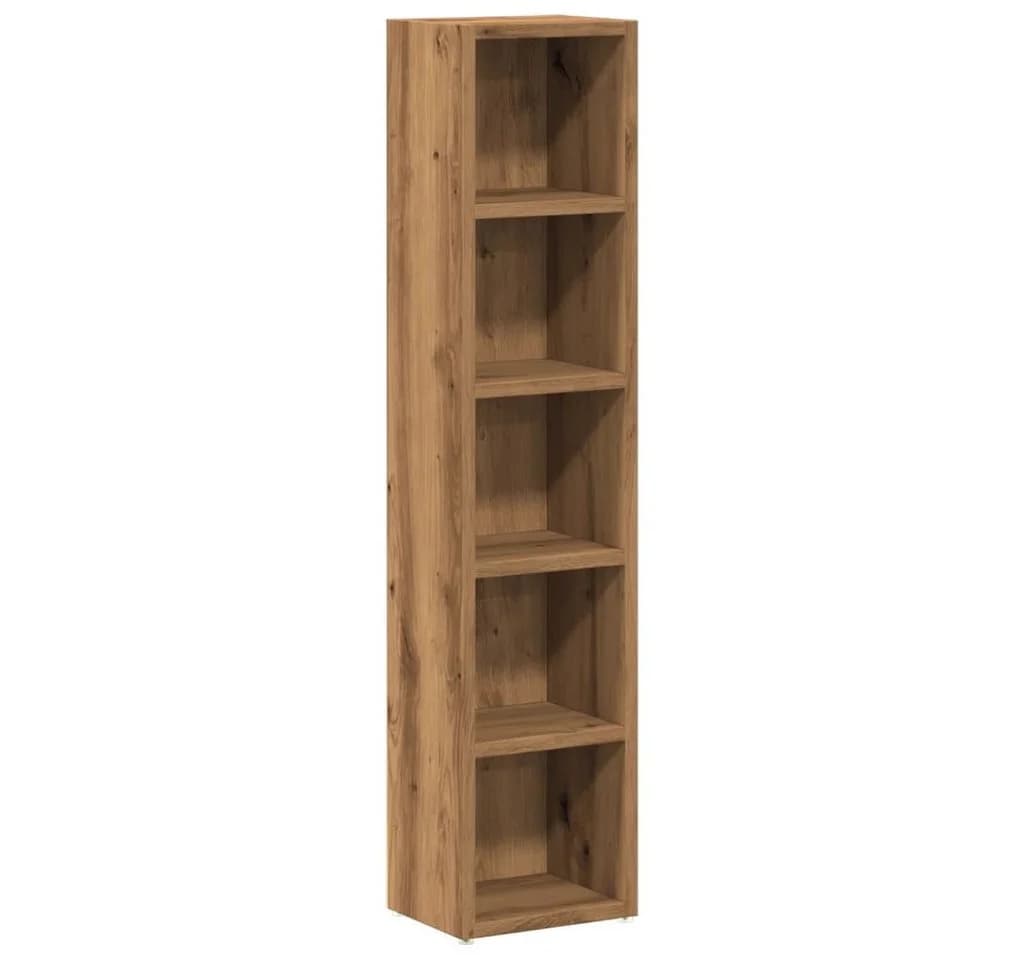 vidaXL CD-Regal 2-tlg. Artisan-Eiche Modern Holzwerkstoff - Bild 4