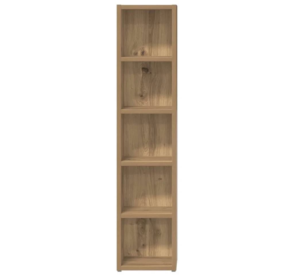 vidaXL CD-Regal 2-tlg. Artisan-Eiche Modern Holzwerkstoff - Bild 5