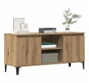 vidaXL TV-Schrank Artisan-Eiche Holzwerkstoff mit Stauraum Bild 3