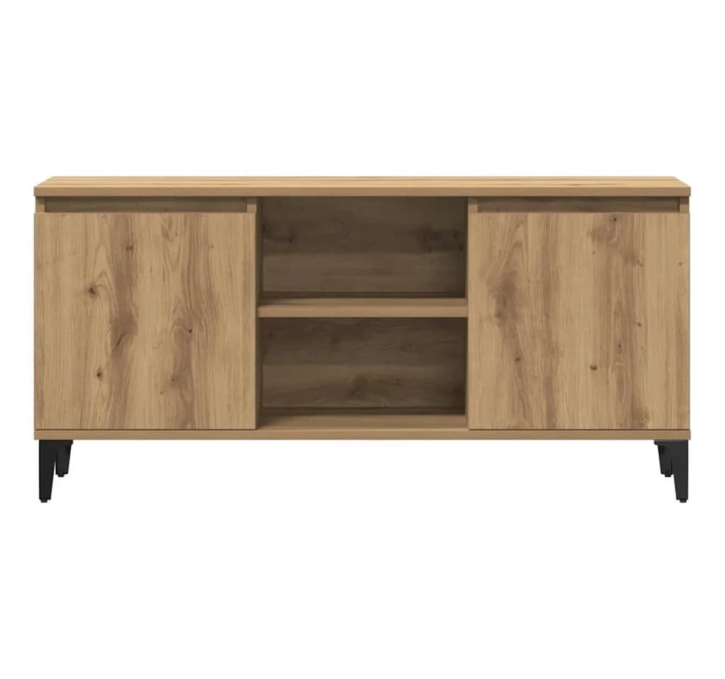 vidaXL TV-Schrank Artisan-Eiche Holzwerkstoff mit Stauraum - Bild 5