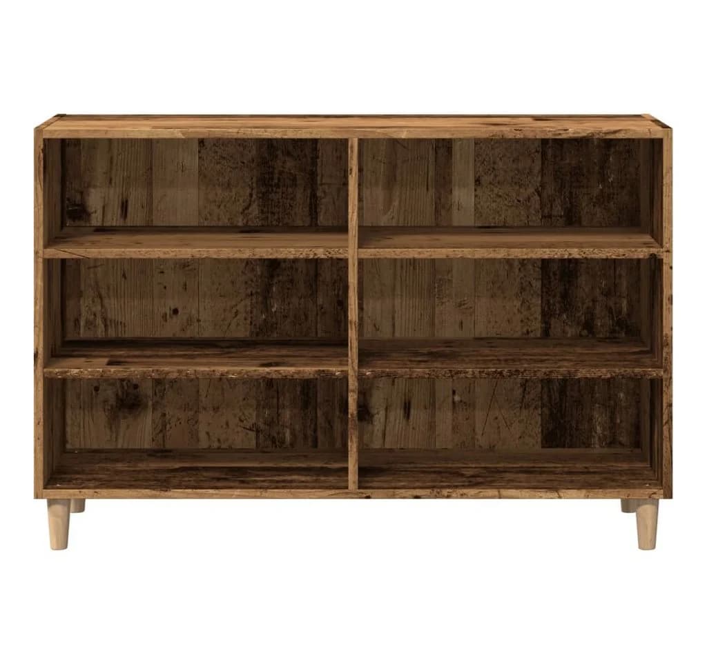 vidaXL Fächerschrank Sideboard Altholz-Optik Skandinavisches Design - Bild 4