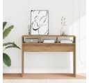 vidaXL Beistelltisch Konsolentisch Artisan-Eiche Modern Bild 1