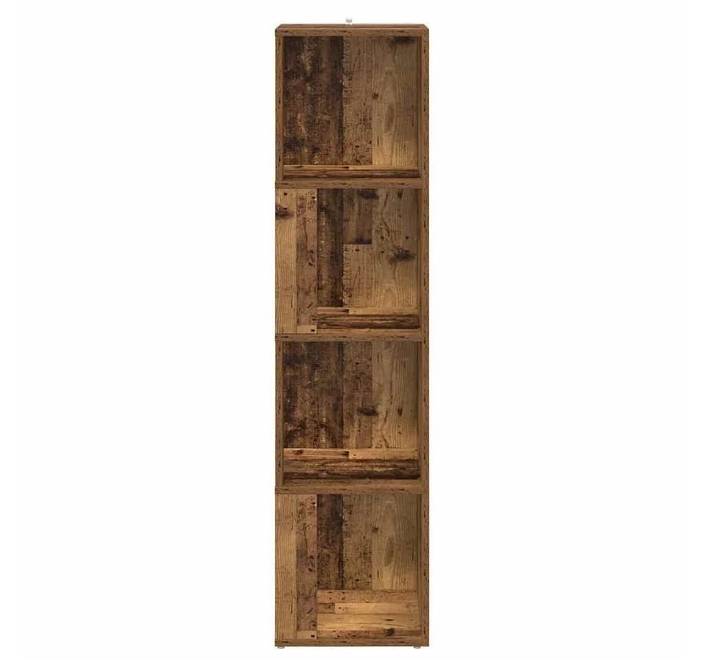 vidaXL Eckregal Altholz-Optik 33x33x132 cm Holzwerkstoff - Bild 4