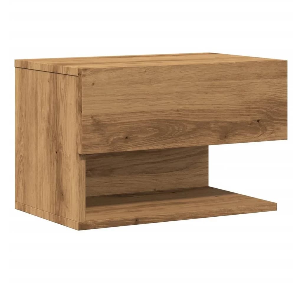 vidaXL Wand-Nachttisch Artisan-Eiche mit Schublade - Bild 2