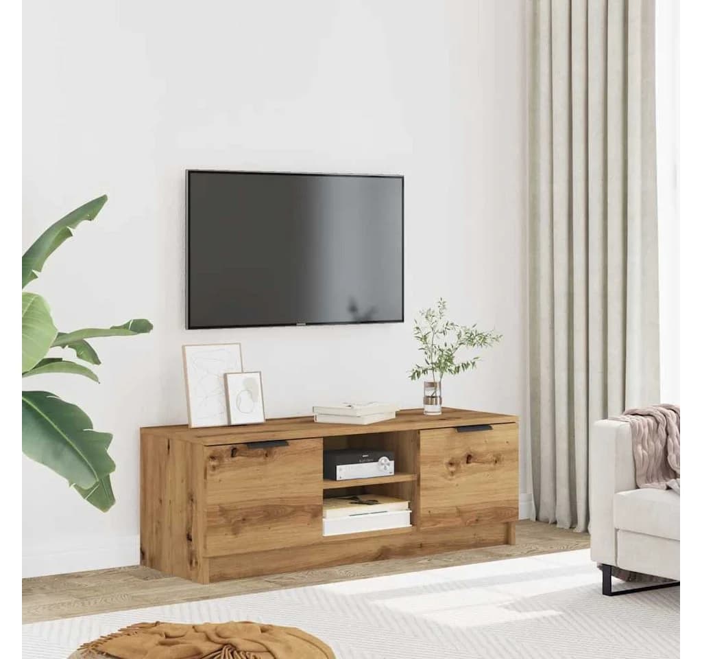 vidaXL TV-Schrank Artisan-Eiche 102x35x36,5 cm Holzwerkstoff - Bild 3