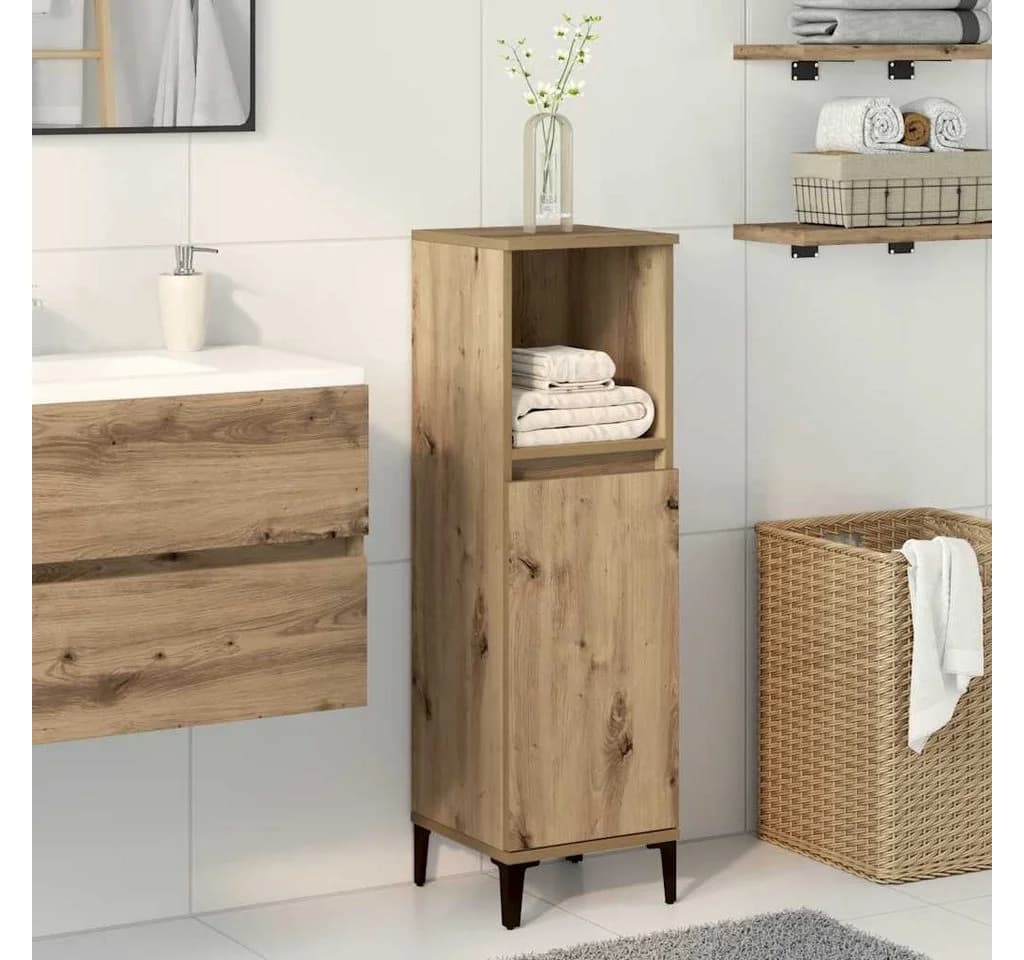 vidaXL Badezimmerschrank Artisan-Eiche Holzwerkstoff - Bild 3