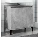 vidaXL Badschrank Betongrau Holzwerkstoff Metallbeine Bild 1