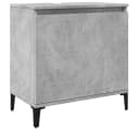 vidaXL Badschrank Betongrau Holzwerkstoff Metallbeine Bild 2