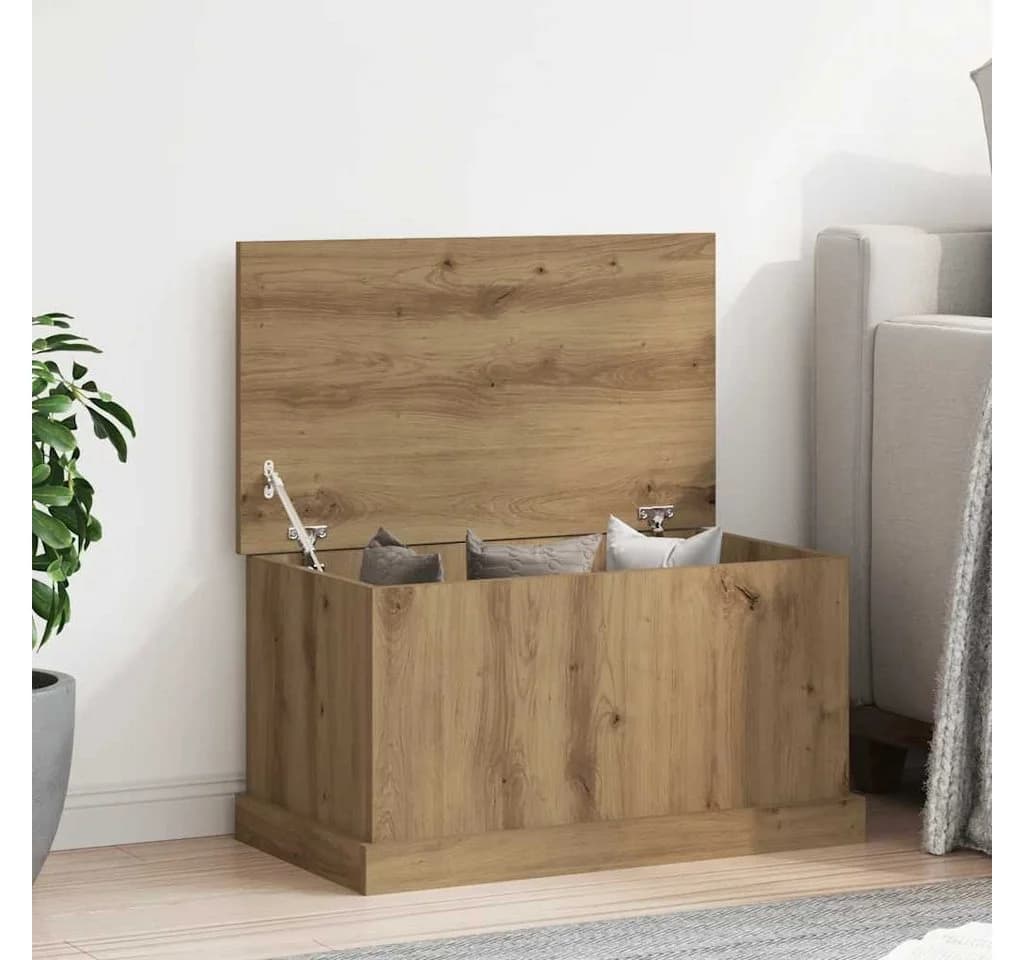 vidaXL Aufbewahrungsbox Artisan-Eiche Holzwerkstoff mit Deckel - Bild 5