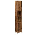 vidaXL Badschrank Altholz-Optik Holzwerkstoff Bild 2