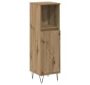 vidaXL Badschrank Artisan-Eiche Holzwerkstoff Eisenfüße Bild 2