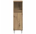 vidaXL Badschrank Artisan-Eiche Holzwerkstoff Eisenfüße Bild 4