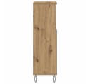 vidaXL Badschrank Artisan-Eiche Holzwerkstoff Eisenfüße Bild 5
