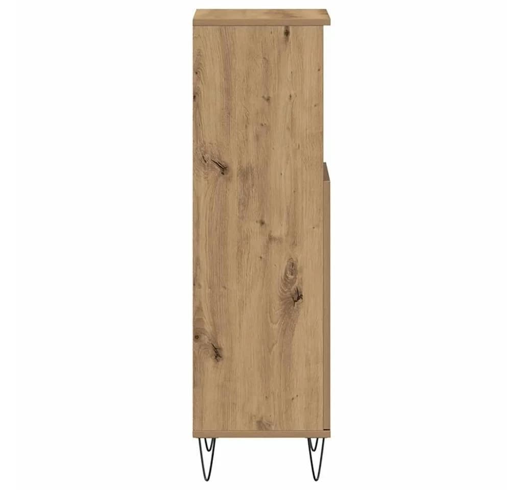vidaXL Badschrank Artisan-Eiche Holzwerkstoff Eisenfüße - Bild 5