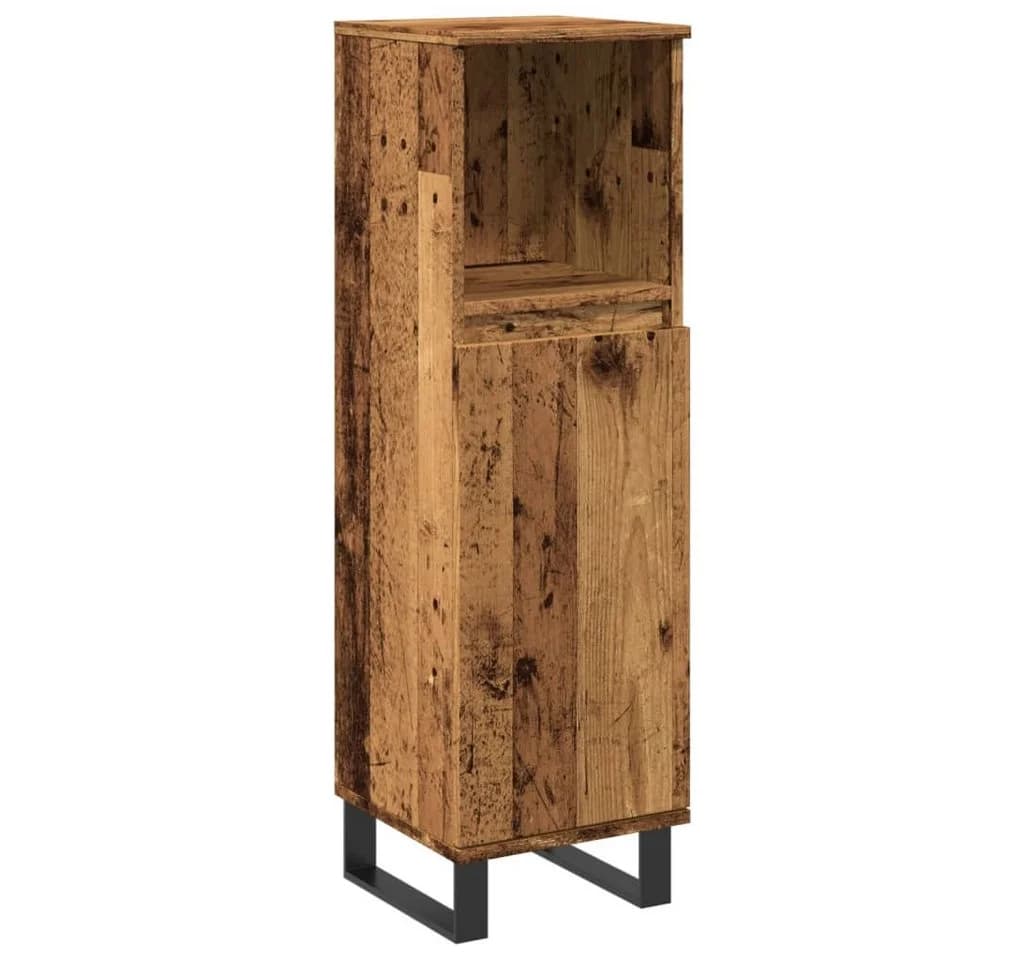 vidaXL Mehrzweckschrank Altholz-Optik Badezimmerschrank - Bild 2