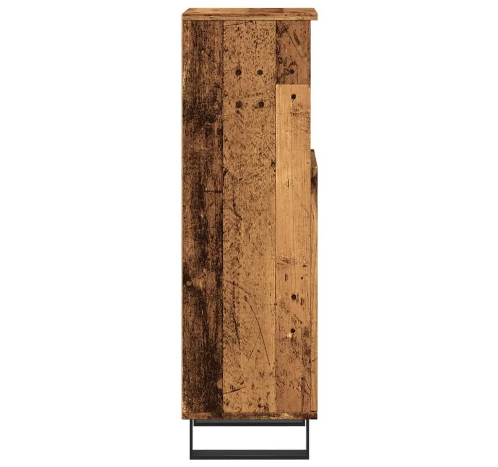 vidaXL Mehrzweckschrank Altholz-Optik Badezimmerschrank - Bild 5