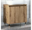vidaXL Badezimmer-Set Badschrank Artisan-Eiche Holzwerkstoff Bild 1