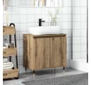 vidaXL Badezimmer-Set Badschrank Artisan-Eiche Holzwerkstoff Bild 3