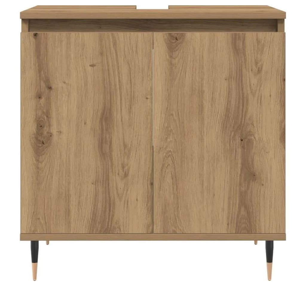 vidaXL Badezimmer-Set Badschrank Artisan-Eiche Holzwerkstoff - Bild 4