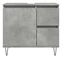 vidaXL Waschbeckenunterschrank Betongrau Industrial Design Bild 4