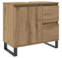 vidaXL Waschbeckenunterschrank Artisan-Eiche 65x33x60 cm Bild 1