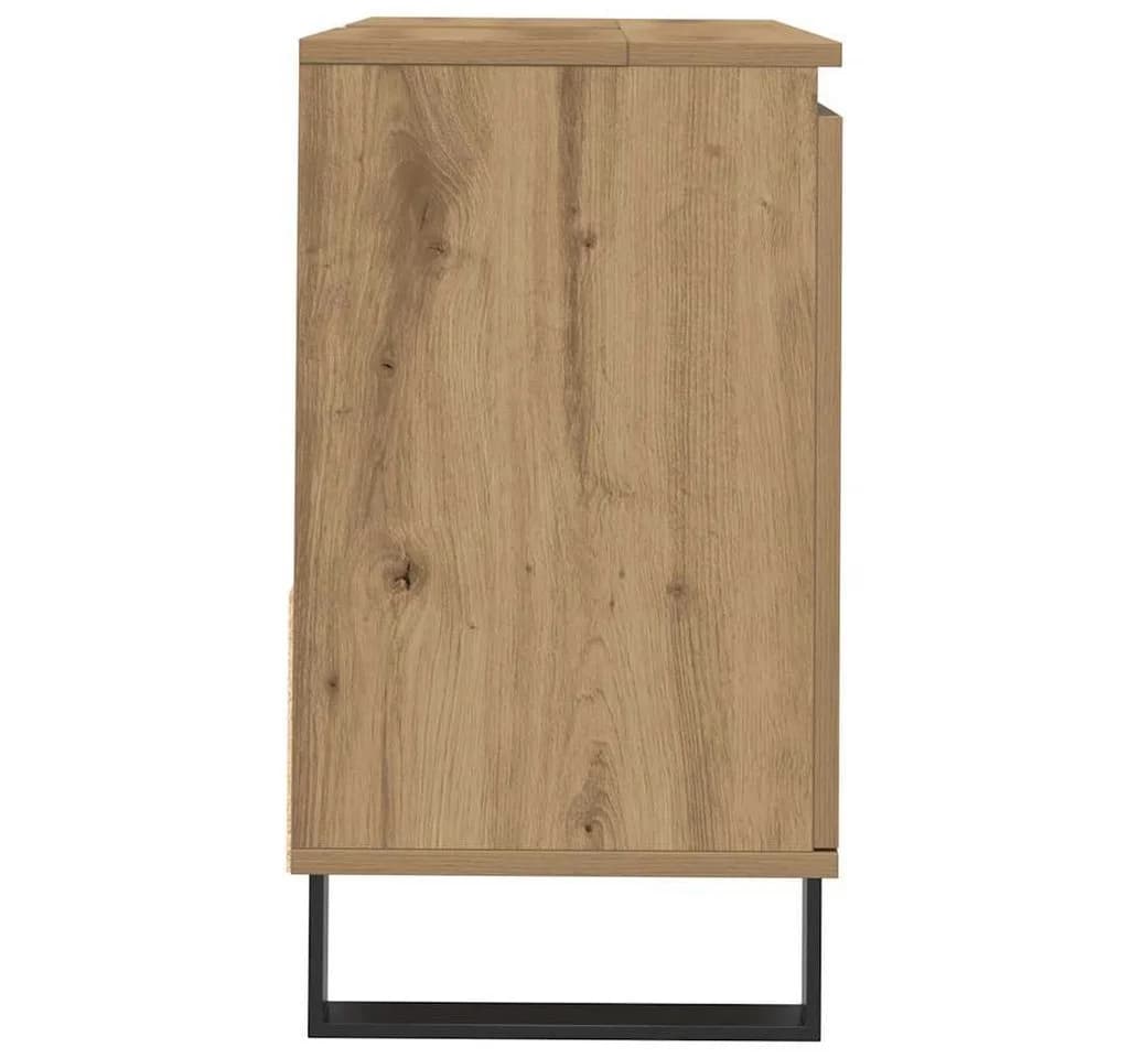vidaXL Waschbeckenunterschrank Artisan-Eiche 65x33x60 cm - Bild 5