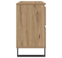 vidaXL Badezimmerspiegelschrank Artisan-Eiche mit Eisen-Beinen Bild 5