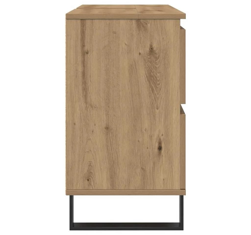 vidaXL Badezimmerspiegelschrank Artisan-Eiche mit Eisen-Beinen - Bild 5