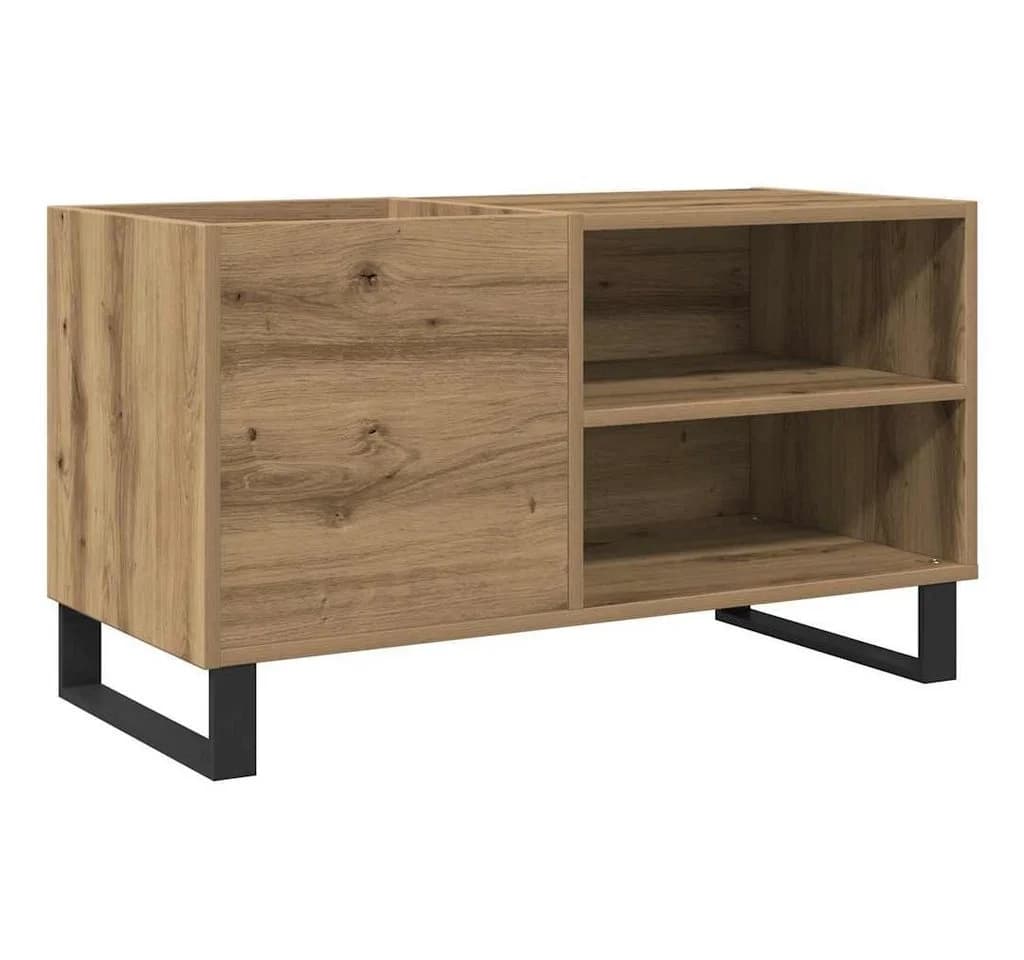 vidaXL Media-Regal Plattenschrank Artisan-Eiche Holzwerkstoff - Bild 2