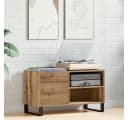 vidaXL Media-Regal Plattenschrank Artisan-Eiche Holzwerkstoff Bild 3