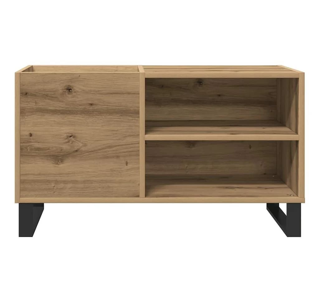 vidaXL Media-Regal Plattenschrank Artisan-Eiche Holzwerkstoff - Bild 4