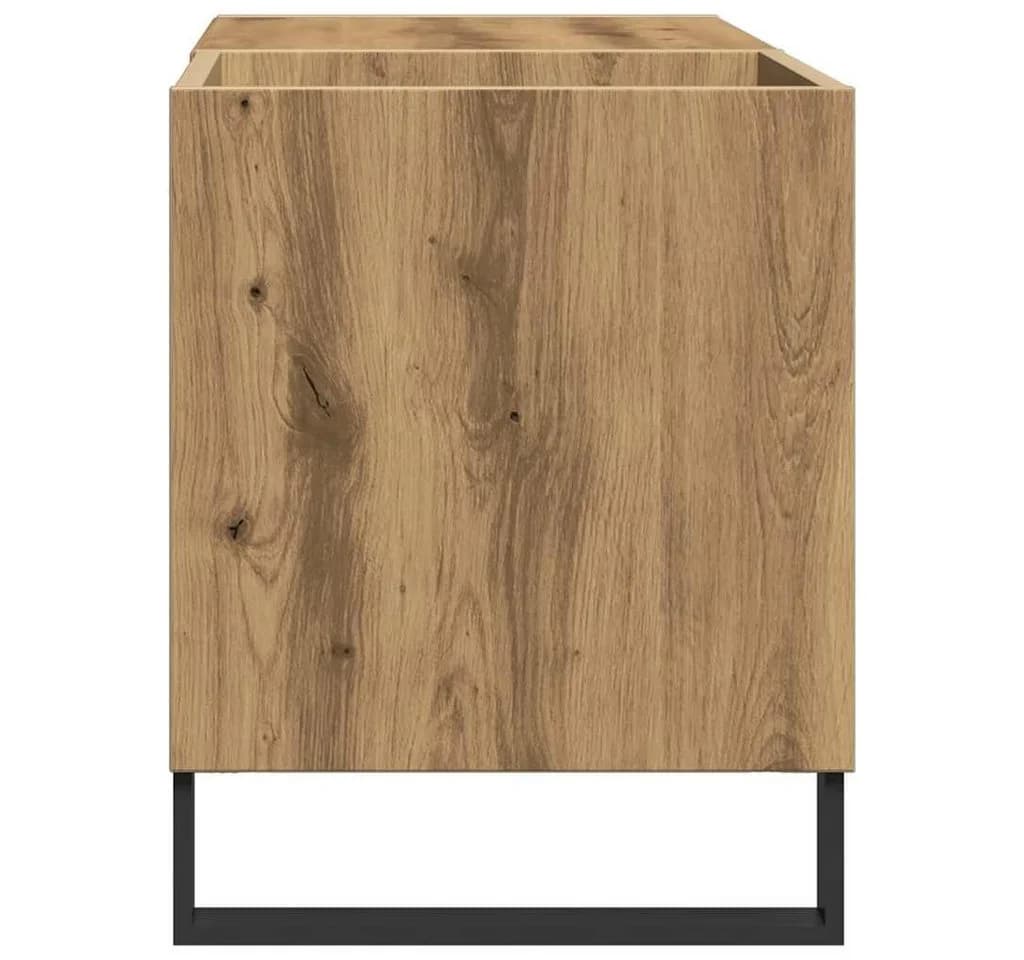 vidaXL Media-Regal Plattenschrank Artisan-Eiche Holzwerkstoff - Bild 5
