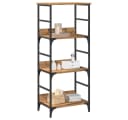 vidaXL Bücherregal Artisan-Eiche Holzwerkstoff 50x33x117,5 cm Bild 1