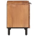 vidaXL Nachttisch 2er-Set Braun Massivholz Bild 5