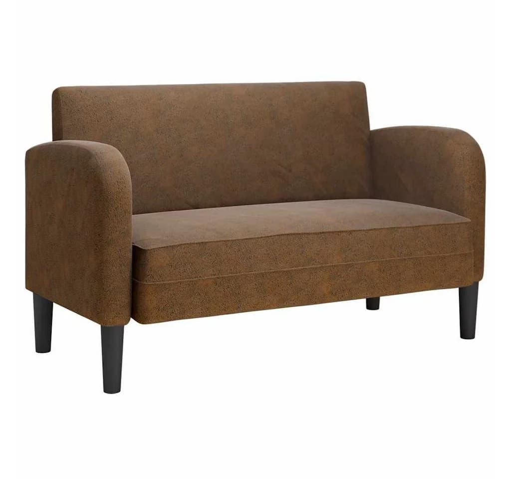 vidaXL Zweisitzer-Sofa Braun Kunstleder - Bild 2