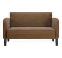 vidaXL Zweisitzer-Sofa Braun Kunstleder Bild 3