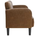 vidaXL Zweisitzer-Sofa Braun Kunstleder Bild 4