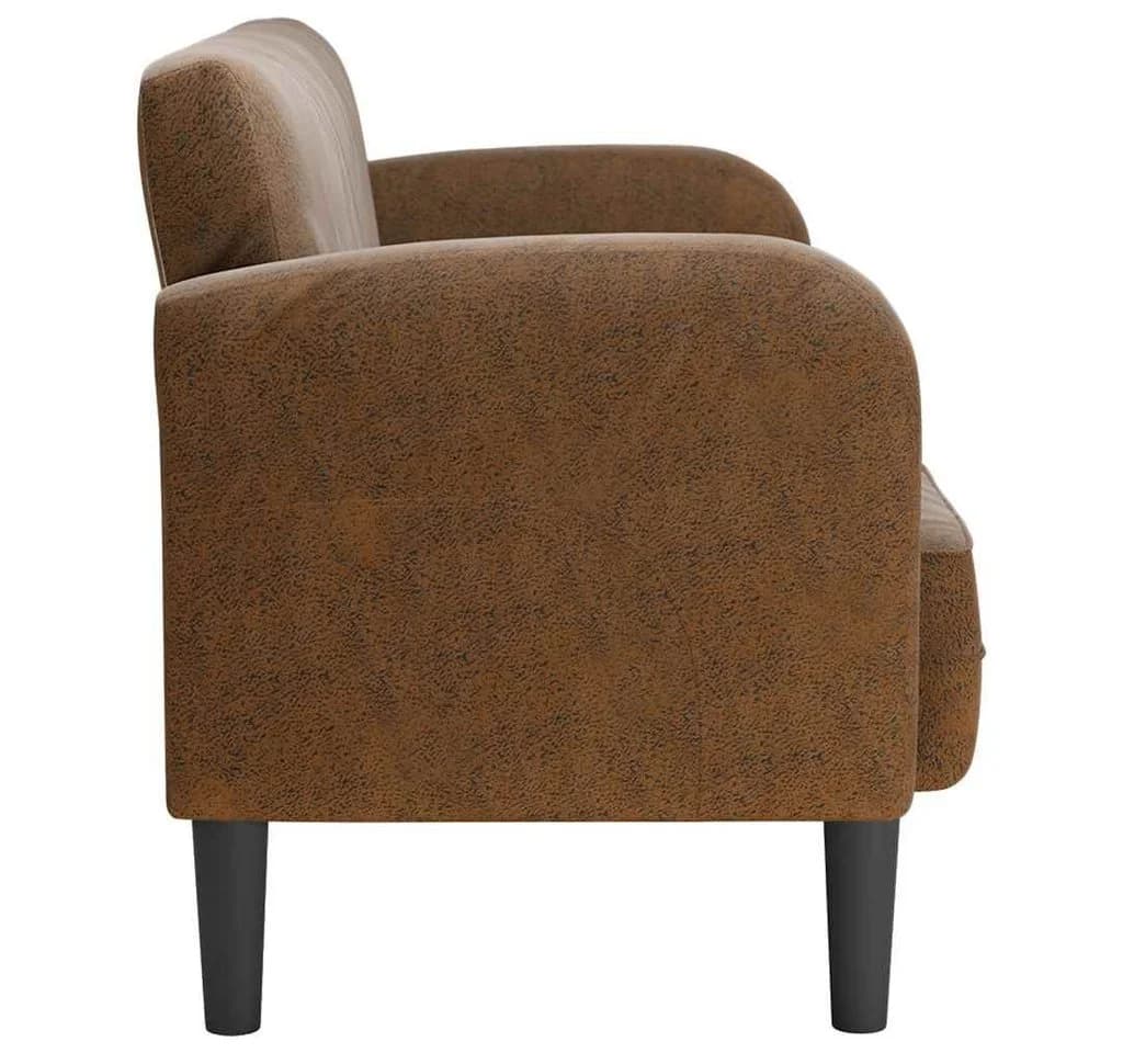 vidaXL Zweisitzer-Sofa Braun Kunstleder - Bild 4