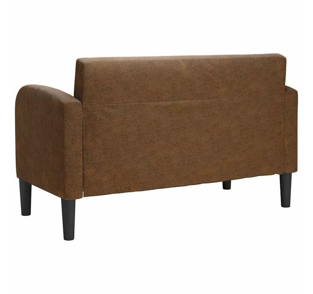 vidaXL Zweisitzer-Sofa Braun Kunstleder - Bild 5