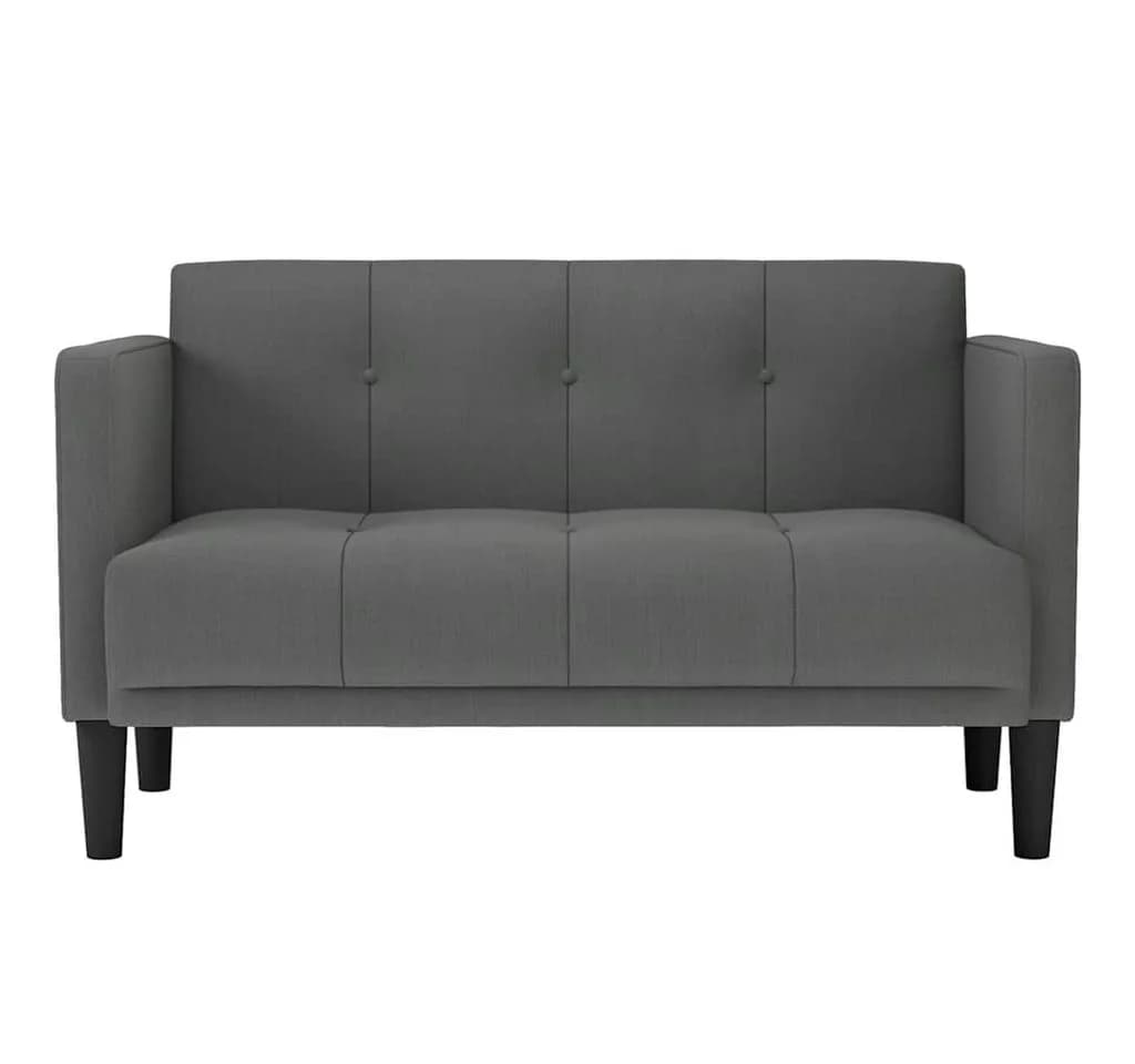 vidaXL Zweisitzer-Sofa Dunkelgrau Stoff Sperrholz - Bild 3
