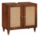 vidaXL Waschbeckenunterschrank Braun Holzwerkstoff Modern Bild 1