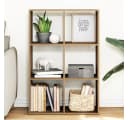 vidaXL Bücherregal Raumteiler Artisan-Eiche Modern Bild 1