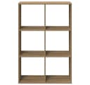 vidaXL Bücherregal Raumteiler Artisan-Eiche Modern Bild 5
