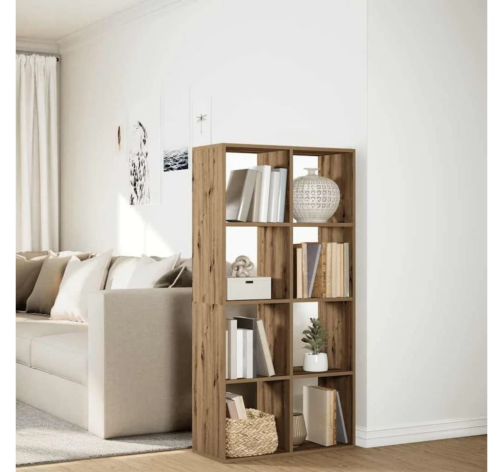 vidaXL Bücherregal Raumteiler Artisan-Eiche - Bild 4