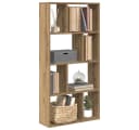 vidaXL Bücherregal Artisan-Eiche Modernes Design Bild 1