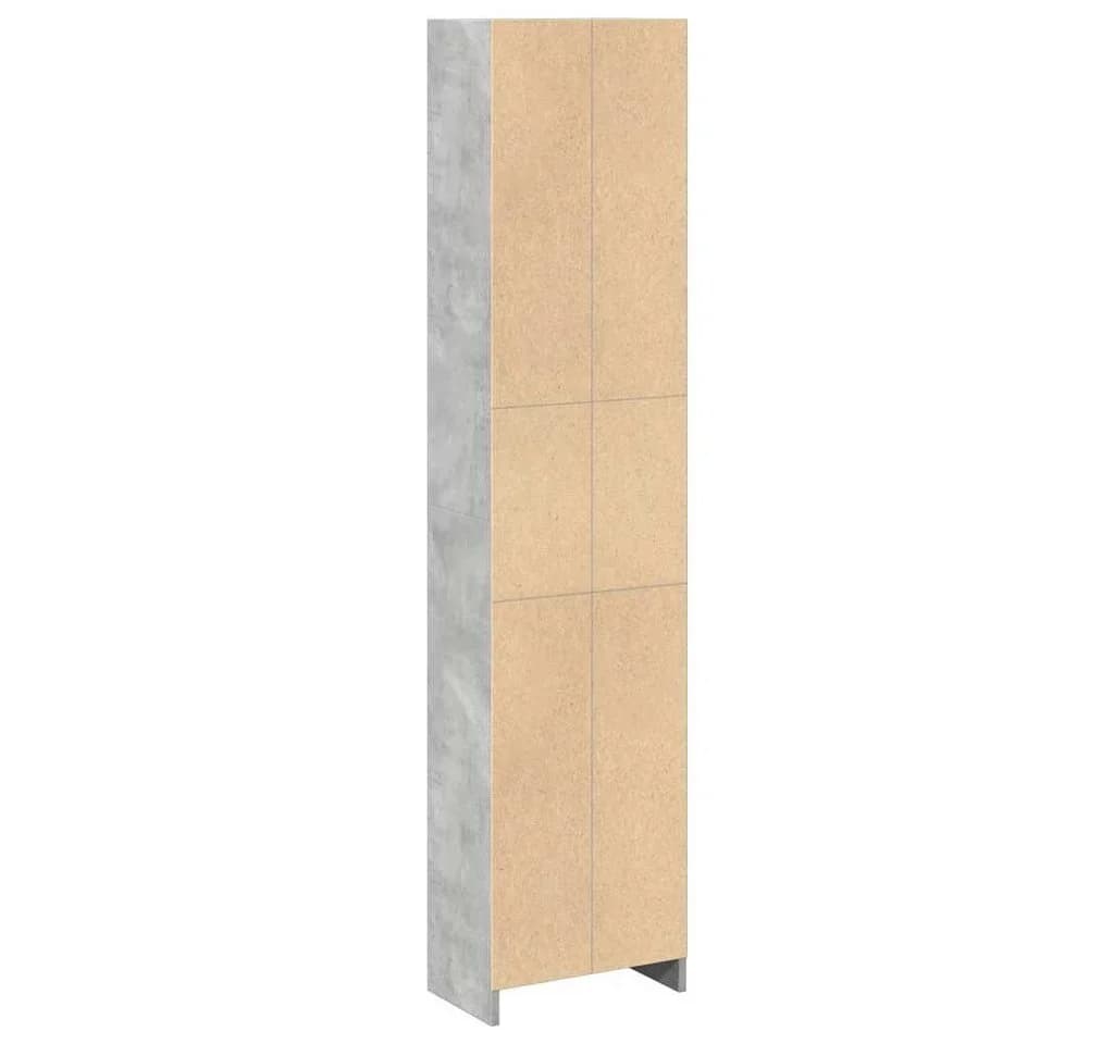 vidaXL Bücherregal Betongrau Holzwerkstoff - Bild 5