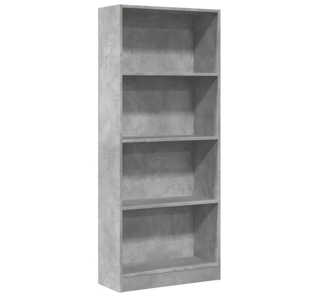 vidaXL Bücherregal Betongrau Holzwerkstoff - Bild 2