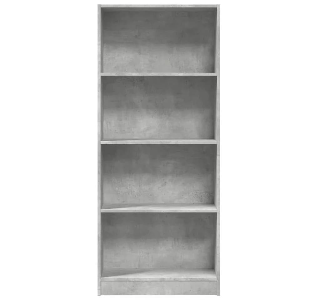 vidaXL Bücherregal Betongrau Holzwerkstoff - Bild 4