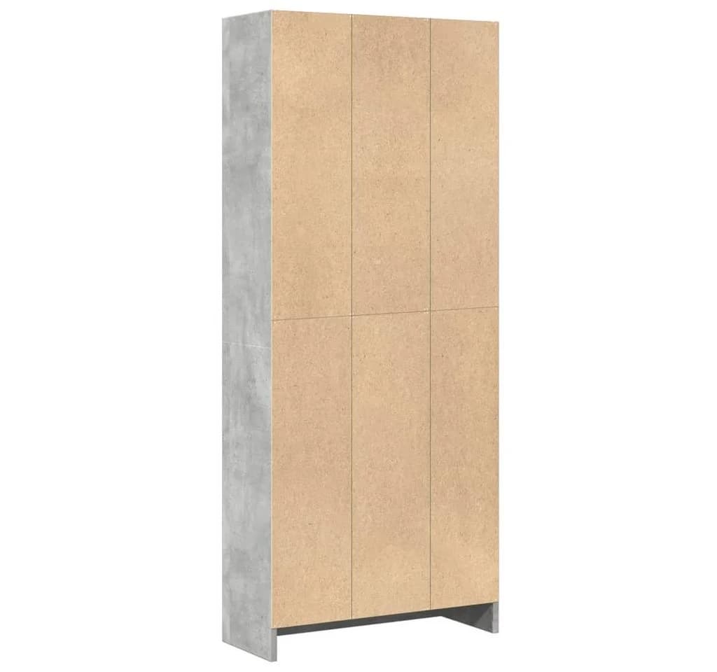vidaXL Bücherregal Betongrau Holzwerkstoff - Bild 5