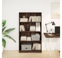 vidaXL Bücherregal Braun Eichen-Optik Holzwerkstoff Bild 3